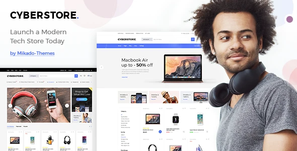 CyberStore – Simple eCommerce Shop WordPress Theme